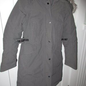 NORTH FACE women's brown dryvent down coat, size S